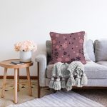 - Sonil-K-7952-Gorsel2 - Realhomes Renkli Zeminli Kartanesi Desenli Dijital Baskılı Modern Raşel Kadife Yastık Kırlent Kılıfı Realhomes