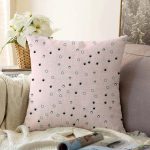 Beyaz Zemin Üzerinde Rengarenk Çiçek Desenli Raşel Kadife Yastık Kırlent Kılıfı Realhomes