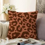 Renkli Zeminli Geometrik Desenli Dijital Baskılı Modern Raşel Kadife Yastık Kırlent Kılıfı Realhomes