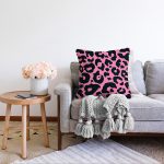 - Sonil-K-8113-Gorsel2 - Realhomes  Renkli Zeminli Geometrik Desenli Dijital Baskılı Modern Raşel Kadife Yastık Kırlent Kılıfı Realhomes