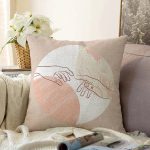 - Sonil-K-8173-Gorsel1 - Realhomes Pastel Zeminli Geometrik Desenli Dijital Baskılı Modern Raşel Kadife Yastık Kırlent Kılıfı Realhomes