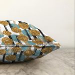 - Sonil-K-8204-Gorsel3 - Realhomes  Beyaz Zeminli Renkli Puantiyeli Dijital Baskılı Modern Raşel Kadife Yastık Kırlent Kılıfı Realhomes