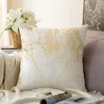 Renkli Zeminli Soyut Mermer Desenli Dijital Baskılı Modern Raşel Kadife Yastık Kırlent Kılıfı Realhomes