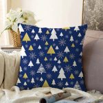 - Sonil-K-8378-Gorsel1 - Realhomes  Renkli Zeminli Çamağacı Desenli Dijital Baskılı Modern Raşel Kadife Yastık Kırlent Kılıfı Realhomes