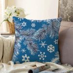 Renkli Zeminli Kartanesi Desenli Dijital Baskılı Modern Raşel Kadife Yastık Kırlent Kılıfı Realhomes