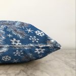 Renkli Zeminli Kartanesi Desenli Dijital Baskılı Modern Raşel Kadife Yastık Kırlent Kılıfı Realhomes