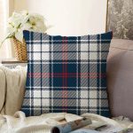 - Sonil-K-8669-Gorsel1 - Realhomes Beyaz Zemin Üzerinde Renkli Ekose Desenli Raşel Kadife Yastık Kırlent Kılıfı Realhomes