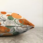 - Sonil-K-8702-Gorsel3 - Realhomes  Renkli Zemin Üzerinde Onedraw Çizimki Meyva Desenli Raşel Kadife Yastık Kırlent Kılıfı Realhomes