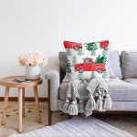 - Sonil-K-8703-Gorsel2 - Realhomes  Beyaz Zemin Üzerinde Çamağacı Desenli Dijital Baskılı Modern Raşel Kadife Yastık Kırlent Kılıfı Realhomes