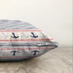 - Sonil-K-8789-Gorsel3 - Realhomes Beyaz Zemin Üzerinde Renkli Çizgili Çapa Desenli Modern Raşel Kadife Yastık Kırlent Kılıfı Realhomes