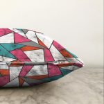 - Sonil-K-8899-Gorsel3 - Realhomes  Renkli Geometrik Desenli Mermer Motifli Dijital Baskılı Modern Raşel Kadife Kırlent Kılıfı Realhomes