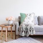 Renkli Geometrik Desenli Mermer Motifli Dijital Baskılı Modern Raşel Kadife Kırlent Kılıfı Realhomes