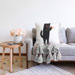 Realhomes Özel Tasarım Dijital Baskılı Modern Raşel Kadife Yastık Kırlent Kılıfı Realhomes