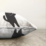 Realhomes Özel Tasarım Dijital Baskılı Modern Raşel Kadife Yastık Kırlent Kılıfı Realhomes