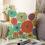 Realhomes Özel Tasarım Dijital Baskılı Modern Raşel Kadife Yastık Kırlent Kılıfı Realhomes