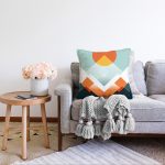 Realhomes Özel Tasarım Dijital Baskılı Modern Raşel Kadife Yastık Kırlent Kılıfı Realhomes