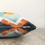 Realhomes Özel Tasarım Dijital Baskılı Modern Raşel Kadife Yastık Kırlent Kılıfı Realhomes