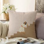 - Sonil-K-8947-Gorsel1 - Realhomes Realhomes Özel Tasarım Dijital Baskılı Modern Raşel Kadife Yastık Kırlent Kılıfı Realhomes