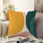 Realhomes Özel Tasarım Dijital Baskılı Modern Raşel Kadife Yastık Kırlent Kılıfı Realhomes