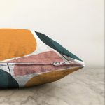 Realhomes Özel Tasarım Dijital Baskılı Modern Raşel Kadife Yastık Kırlent Kılıfı Realhomes