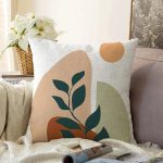 Realhomes Özel Tasarım Dijital Baskılı Modern Raşel Kadife Yastık Kırlent Kılıfı Realhomes