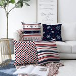 - Sonil-K4luset355-Gorsel1 - Realhomes  4'lü Çift Taraflı Beyaz Zemin Üzerinde Renkli Deniz Motifli Modern Şönil Yastık Kırlent Kılıf Seti Realhomes