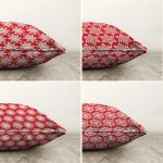 - Sonil-K4luset377-Gorsel2 - Realhomes 4'lü Çift Taraflı Renkli Zemin Üzerinde Kartanesi Desenli Modern Şönil Yastık Kırlent Kılıf Seti Realhomes