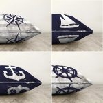 - Sonil-K4luset380-Gorsel2 - Realhomes 4'lü Çift Taraflı Renkli Zemin Üzerinde Denizci Desenli Modern Şönil Yastık Kırlent Kılıf Seti Realhomes