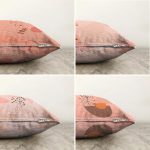 - Sonil-K4luset389-Gorsel2 - Realhomes 4'lü Çift Taraflı Renkli Zemin Üzerinde Onedraw Çizimli Modern Şönil Yastık Kırlent Kılıf Seti Realhomes