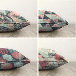 - Sonil-K4luset412-Gorsel2 - Realhomes 4'lü Çift Taraflı Renkli Zemin Üzerinde Geometrik Çizimli Modern Şönil Yastık Kırlent Kılıf Seti Realhomes