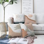 - Sonil-K4luset416-Gorsel1 - Realhomes  4'lü Çift Taraflı Renkli Zemin Üzerinde Onedraw Çizimli Modern Şönil Yastık Kırlent Kılıf Seti Realhomes