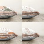 - Sonil-K4luset417-Gorsel2 - Realhomes 4'lü Çift Taraflı Renkli Zemin Üzerinde Onedraw Çizimli Modern Şönil Yastık Kırlent Kılıf Seti Realhomes