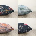 - Sonil-K4luset439-Gorsel2 - Realhomes 4'lü Çift Taraflı Rengarenk Zemin Üzerinde Çiçek Desenli Modern Şönil Yastık Kırlent Kılıf Seti Realhomes