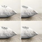 - Sonil-K4luset446-Gorsel2 - Realhomes  4'lü Çift Taraflı Beyaz Zemin Üzerinde Çiçek Desenli Modern Şönil Yastık Kırlent Kılıf Seti Realhomes