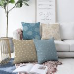 - Sonil-K4luset455-Gorsel1 - Realhomes 4'lü Çift Taraflı Renkli Zemin Üzerinde Geometrik Çizimli Modern Şönil Yastık Kırlent Kılıf Seti Realhomes