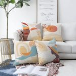 - Sonil-K4luset457-Gorsel1 - Realhomes  4'lü Çift Taraflı Renkli Zemin Üzerinde Onedraw Çizimli Afrika Kadın Desenli Modern Şönil Yastık Kırlent Kılıf Seti Realhomes