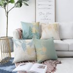 - Sonil-K4luset569-Gorsel1 - Realhomes  4'lü Çift Taraflı Renkli Zemin Üzerinde Gold Detaylı Mermer Desenli Modern Şönil Yastık Kırlent Kılıf Seti Realhomes