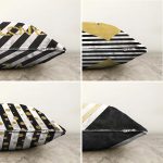 - Sonil-K4luset593-Gorsel2 - Realhomes  4'lü Çift Taraflı Beyaz Zemin Üzerinde Gold Detaylı Geometrik Desenli Modern Şönil Yastık Kırlent Kılıf Seti Realhomes