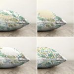 - Sonil-K4luset617-Gorsel2 - Realhomes  4'lü Çift Taraflı Beyaz Zemin Üzerinde Soft Renkli Deniz Yıldızı Desenli Modern Şönil Yastık Kırlent Kılıf Seti Realhomes