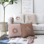 - Sonil-K4luset623-Gorsel1 - Realhomes  4'lü Çift Taraflı Renkli Zemin Üzerinde Onedraw Çizimli Modern Şönil Yastık Kırlent Kılıf Seti Realhomes