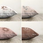 - Sonil-K4luset623-Gorsel2 - Realhomes  4'lü Çift Taraflı Renkli Zemin Üzerinde Onedraw Çizimli Modern Şönil Yastık Kırlent Kılıf Seti Realhomes