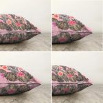 - Sonil-K4luset630-Gorsel2 - Realhomes  4'lü Çift Taraflı Renkli Zemin Üzerinde Kaktüs Desenli Modern Şönil Yastık Kırlent Kılıf Seti Realhomes