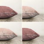 - Sonil-K4luset633-Gorsel2 - Realhomes  4'lü Çift Taraflı Renkli Zemin Yaprak Desenli Modern Şönil Yastık Kırlent Kılıf Seti Realhomes