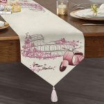 - UcgenRunner-103-Gorsel1 - Realhomes Modern İtalia Dijital Baskılı Dekoratif Püsküllü Şönil Üçgen Runner Realhomes