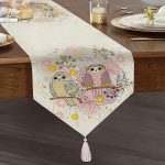 - UcgenRunner-154-Gorsel1 - Realhomes Realhomes Özel Tasarım Dijital Baskılı Modern Püsküllü Şönil Üçgen Runner Realhomes