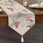 - UcgenRunner-158-1-Gorsel1 - Realhomes RealHomes Dijital Baskılı Özel Tasarım Püsküllü Şönil Üçgen Runner Realhomes