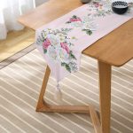 - UcgenRunner-158-1-Gorsel2 - Realhomes RealHomes Dijital Baskılı Özel Tasarım Püsküllü Şönil Üçgen Runner Realhomes