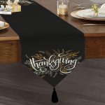 - UcgenRunner-2081-Gorsel1 - Realhomes  Renkli Sloganlı Dijital Baskılı Modern Püsküllü Şönil Üçgen Runner Realhomes