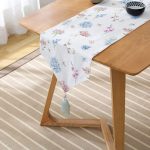 - UcgenRunner-2094-Gorsel2 - Realhomes RealHomes Dijital Baskılı Özel Tasarım Püsküllü Şönil Üçgen Runner Realhomes