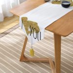 - UcgenRunner-2124-Gorsel2 - Realhomes  I Love You Aşk Temalı Dijital Baskılı Modern Püsküllü Şönil Üçgen Runner Realhomes